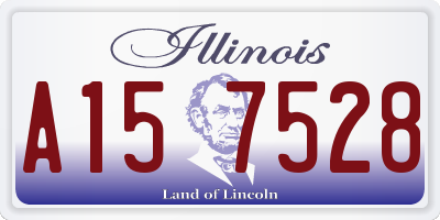 IL license plate A157528