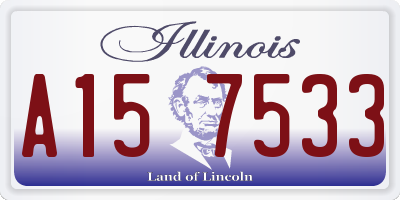 IL license plate A157533