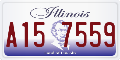 IL license plate A157559