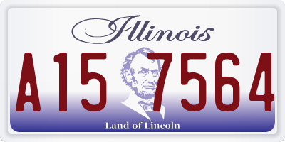 IL license plate A157564