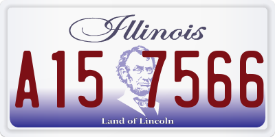 IL license plate A157566
