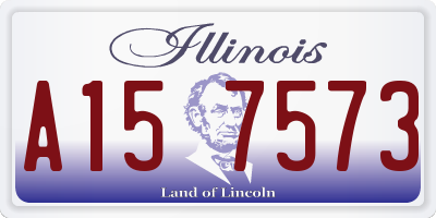 IL license plate A157573