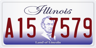 IL license plate A157579
