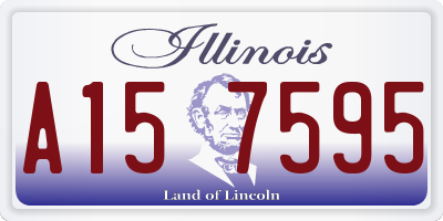 IL license plate A157595