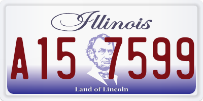 IL license plate A157599