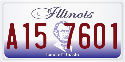 IL license plate A157601
