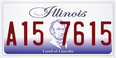 IL license plate A157615