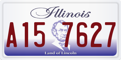 IL license plate A157627