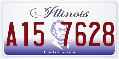 IL license plate A157628