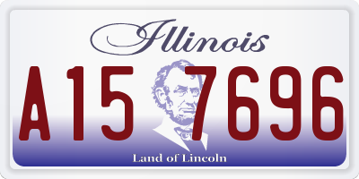 IL license plate A157696