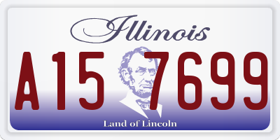 IL license plate A157699