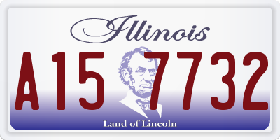 IL license plate A157732