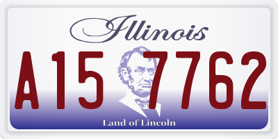 IL license plate A157762