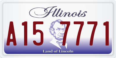 IL license plate A157771