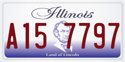 IL license plate A157797