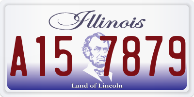 IL license plate A157879