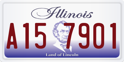 IL license plate A157901