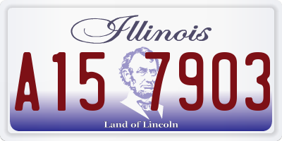 IL license plate A157903