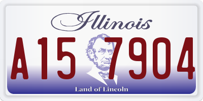 IL license plate A157904