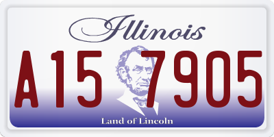 IL license plate A157905