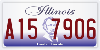 IL license plate A157906