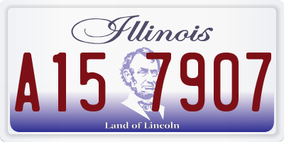 IL license plate A157907
