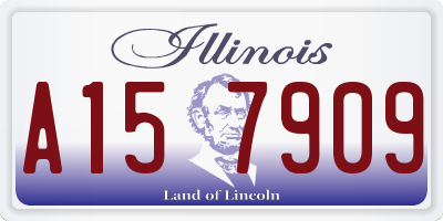 IL license plate A157909