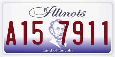 IL license plate A157911