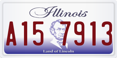 IL license plate A157913