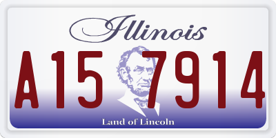 IL license plate A157914