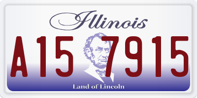 IL license plate A157915