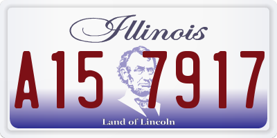 IL license plate A157917