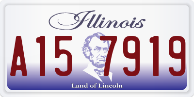 IL license plate A157919