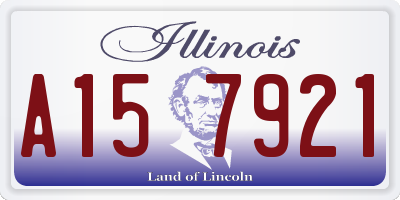 IL license plate A157921