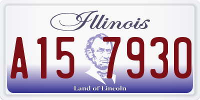 IL license plate A157930