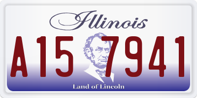 IL license plate A157941