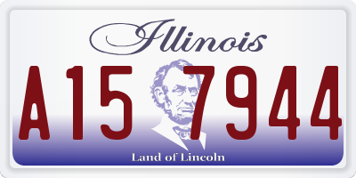 IL license plate A157944