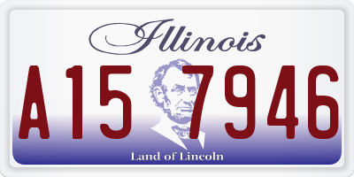 IL license plate A157946