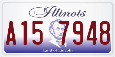 IL license plate A157948