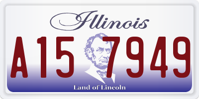IL license plate A157949