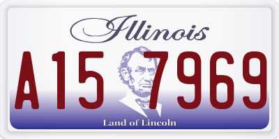 IL license plate A157969