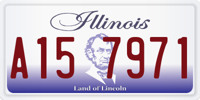IL license plate A157971