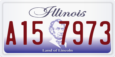IL license plate A157973