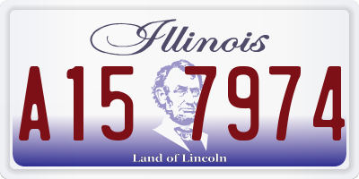 IL license plate A157974
