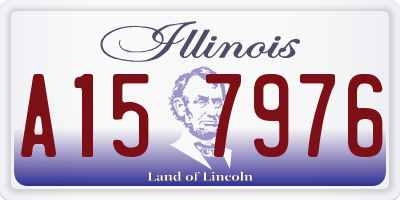 IL license plate A157976