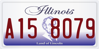 IL license plate A158079