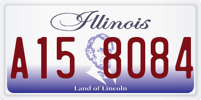 IL license plate A158084