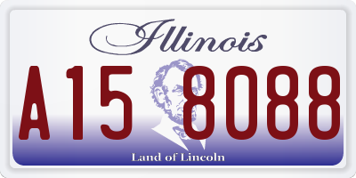IL license plate A158088