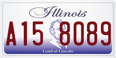 IL license plate A158089