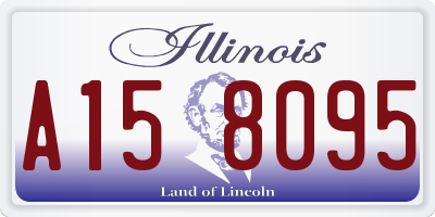 IL license plate A158095